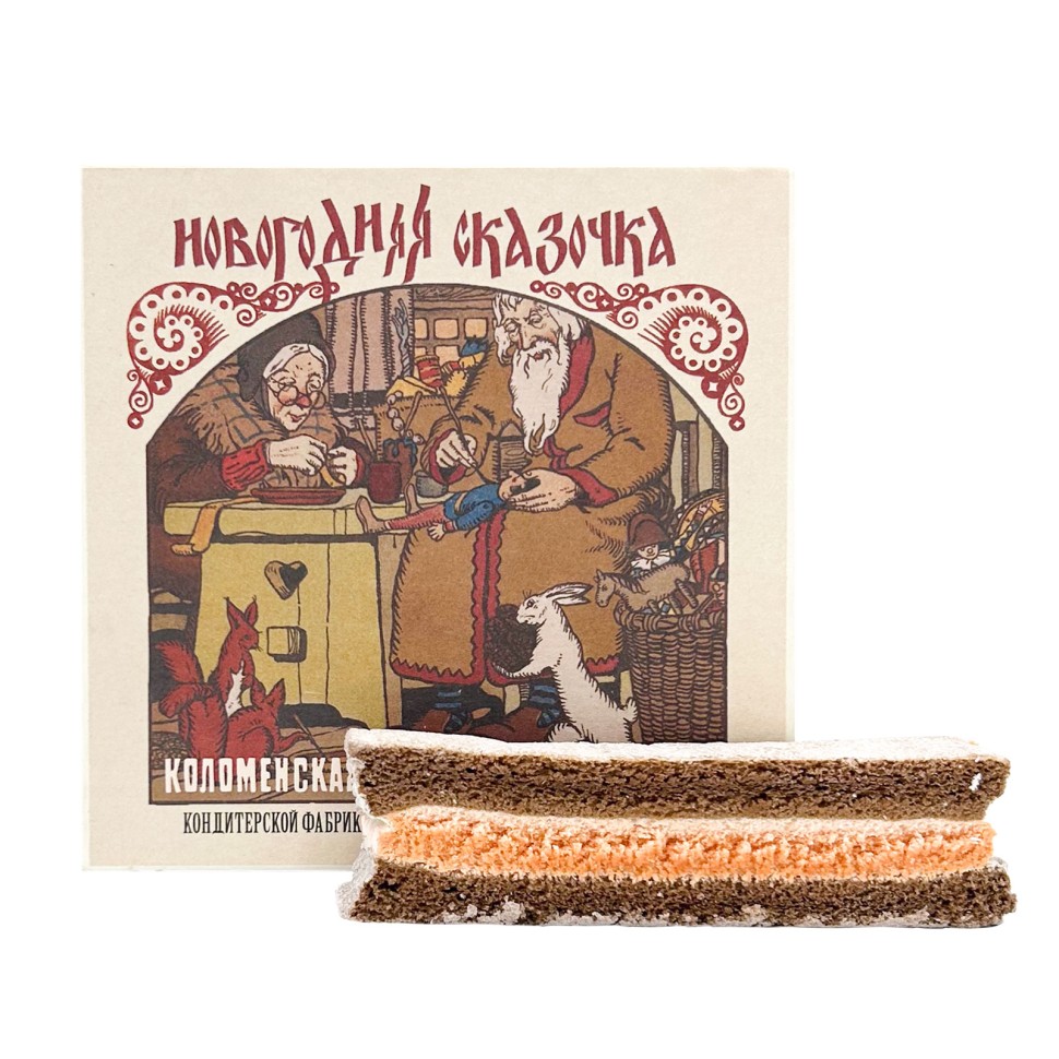 «Новогодняя сказочка» коломенская пастила с шоколадом и апельсином
