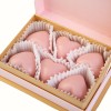 «Сердечный сувенир» шоколадные сердечки с малиновой помадкой
